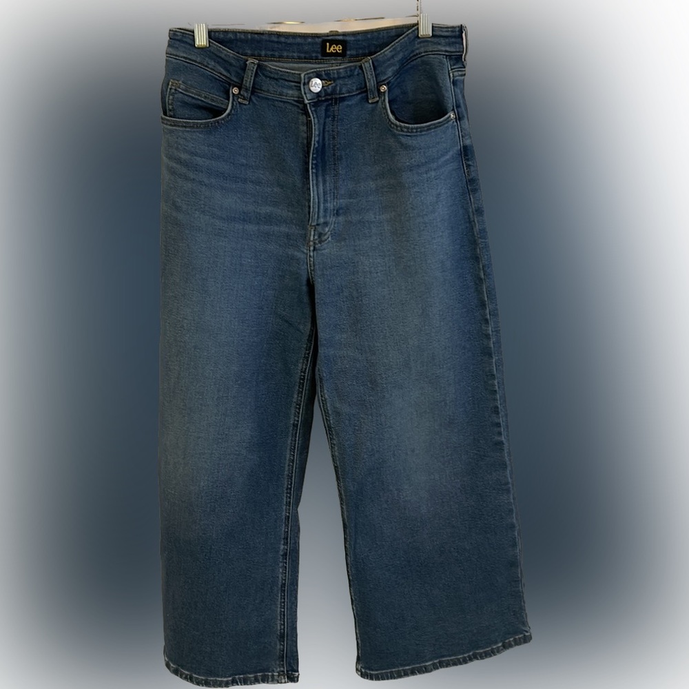 Lee flare cropped jeans